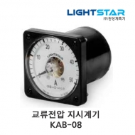 광성계측기 교류전압계 KAB-08 80×80×Φ66 1.5급 이중지침무