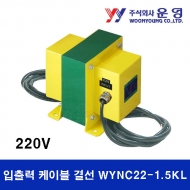 운영 WYNC22-1.5KL 1.5KVA 노이즈컷 트랜스 NCT 단상 입출력 케이블 결선