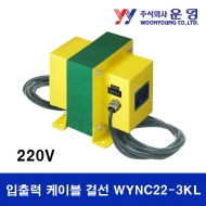 운영 WYNC22-3KL 3KVA 노이즈컷 트랜스 NCT 단상 입출력 케이블 결선