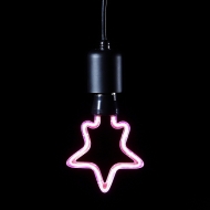 블루라이트 캔들 밴딩램프 스타 2.5W 숏타입 CDS4 핑크 LED 에디슨 램프 전구 I64460