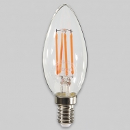 비츠온 컬러 촛대구 LED 에코A 4W E14 레드 KC I40251