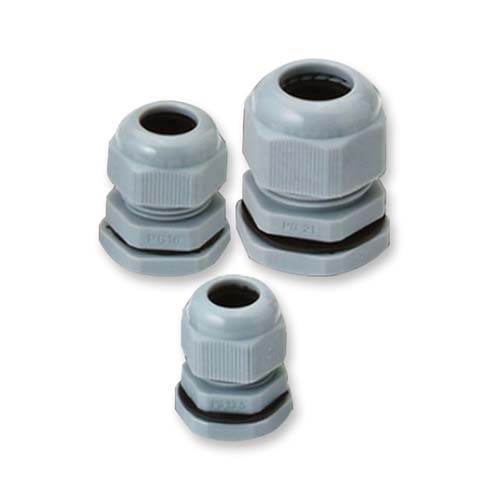 박스코 플라스틱 BC-PG7-G 케이블 그랜드 회색 고무와셔 너트 포함