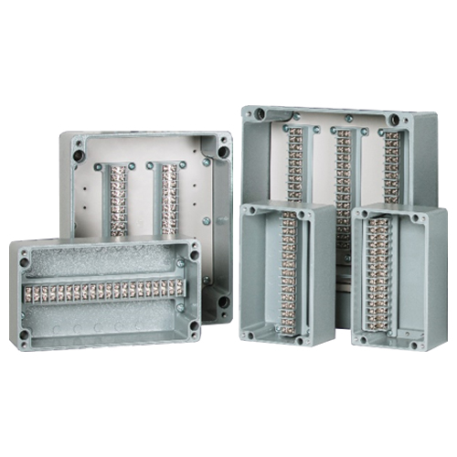 박스코 BC-ALS-15P-101608 100x160x81 알루미늄 단자박스 일자형 S단자