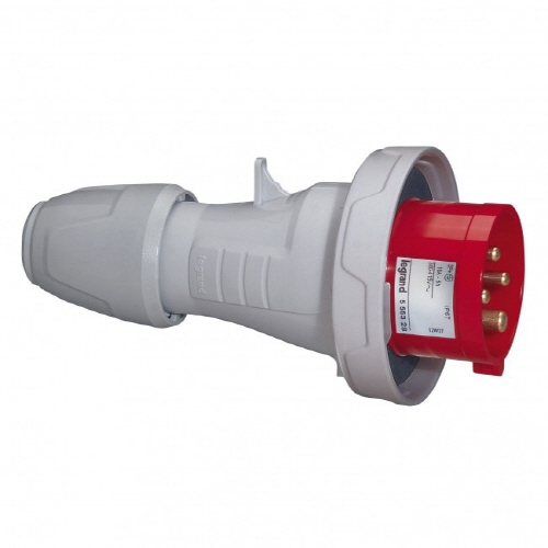 르그랑 산업용 방수 방우 플러그 555628 3P+E IP67 125A 380/415V